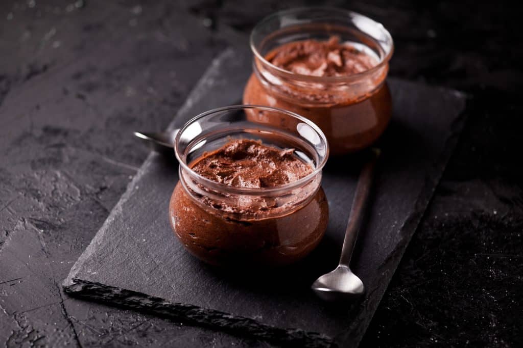 Mousse au chocolat sans œufs