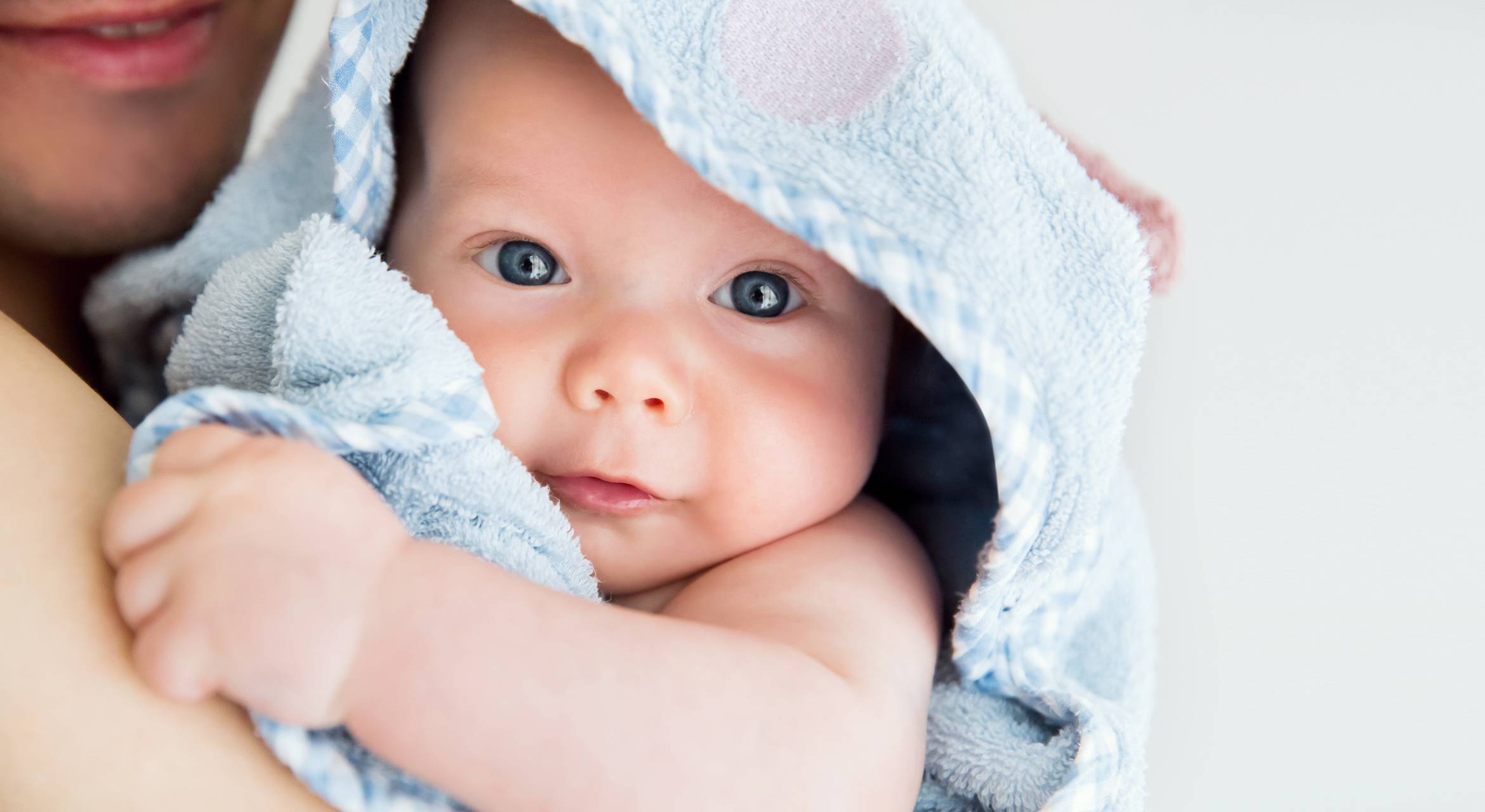 bébé bain serviette