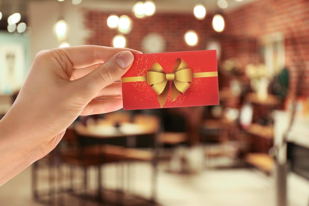 Des cartes-cadeaux