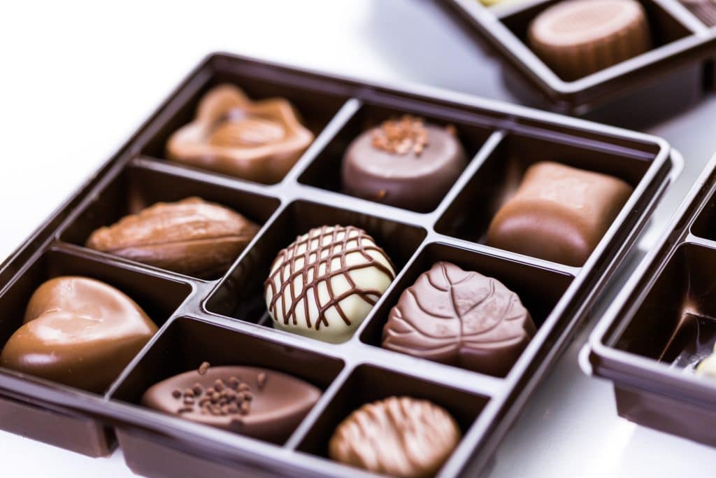 Des chocolats