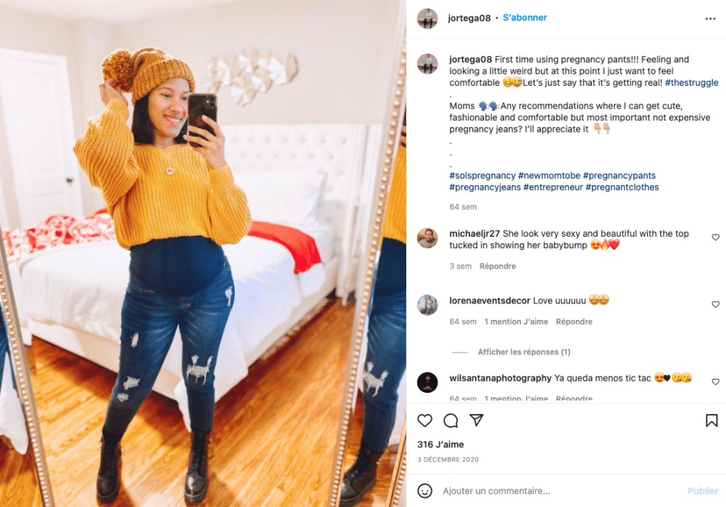 Quelle est la différence entre un pantalon classique et un pantalon de grossesse ?