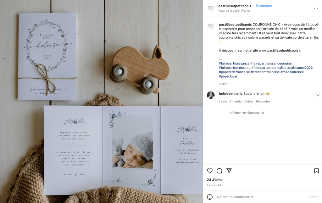 Que doit-on mettre sur un faire-part de naissance ?